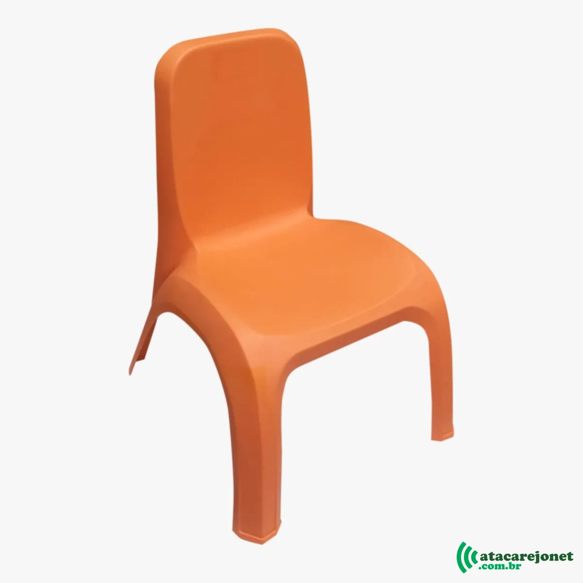 Cadeira Plástica Infantil Laranja - Gibafer
