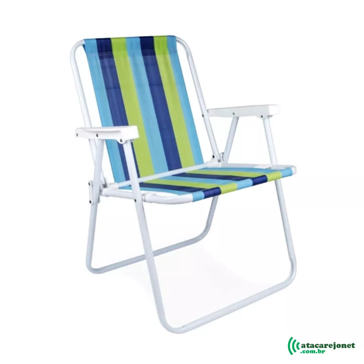 Cadeira Aço Alta Dobrável 90kg Color - Mor