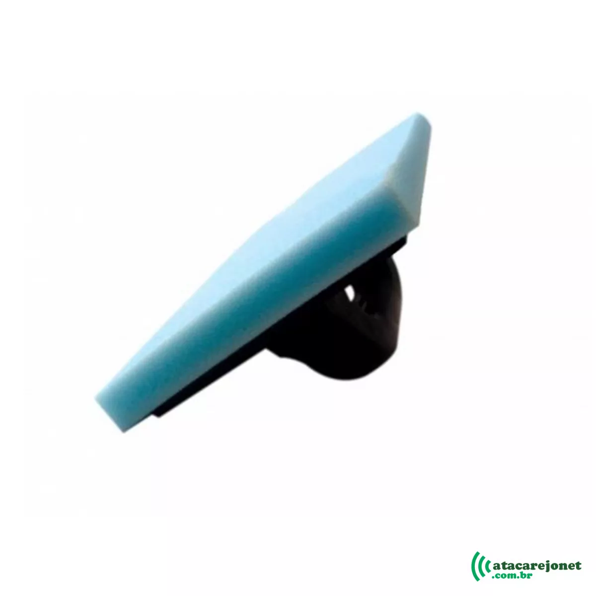 Desempenadeira Plástica Preta com Espuma 17x30cm - Gerplast