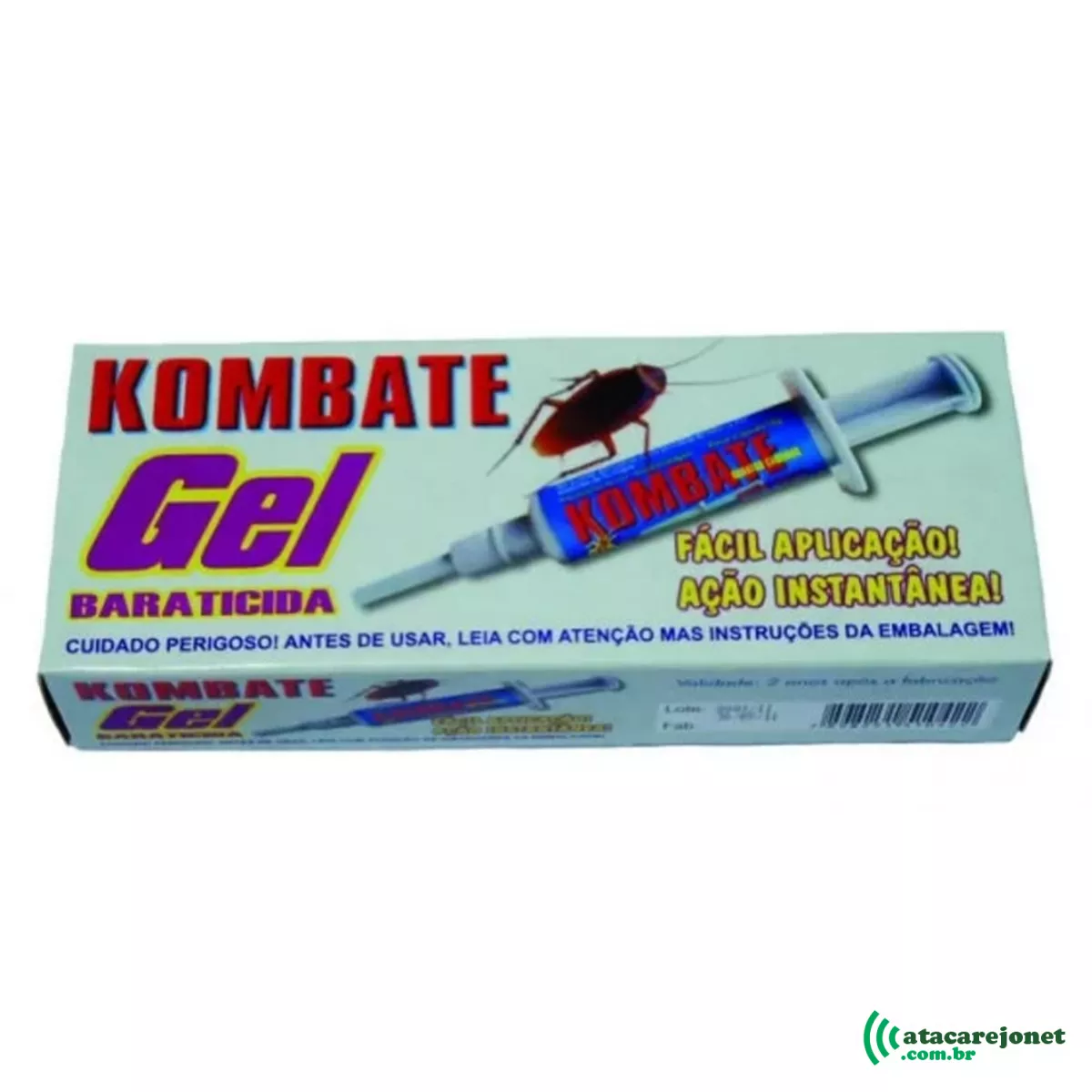 Baraticida Gel com Aplicador Seringa 10g - Kombate