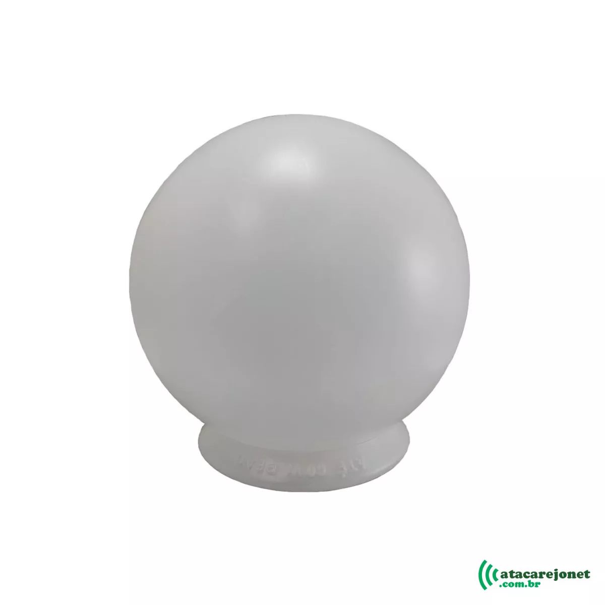 Luminária de Plástico Branca Tipo Globo Bola - Luconi