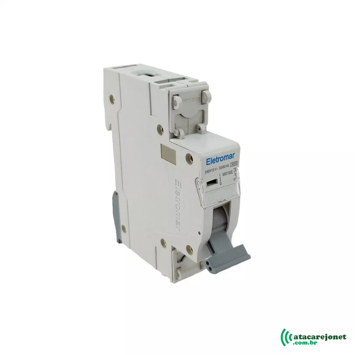 Disjuntor Elétrico MW DIN 1 Pólo Branco 20A - Eletromar
