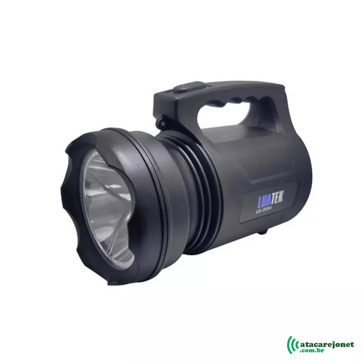 Lanterna Holofote Led T6 LK-3104 30W 6000L Alta Potência Recarregável - Luatek