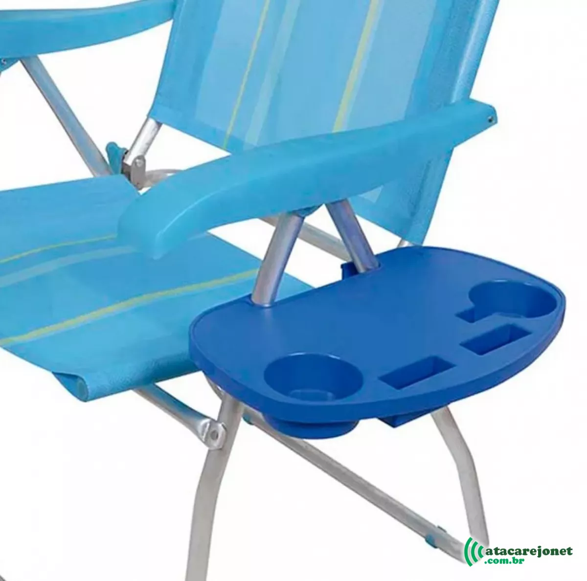 Mesa Plástica Portátil para Cadeira de Praia - Mor