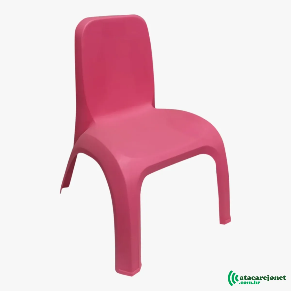 Cadeira Plástica Infantil Rosa - Gibafer