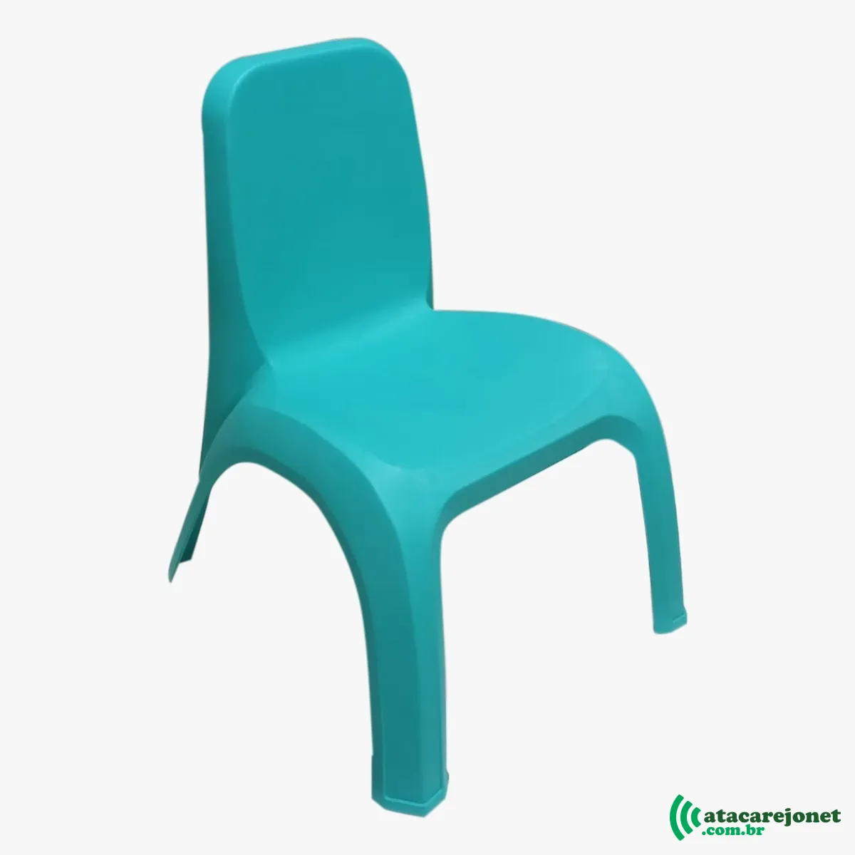 Cadeira Plástica Infantil Verde Água - Gibafer